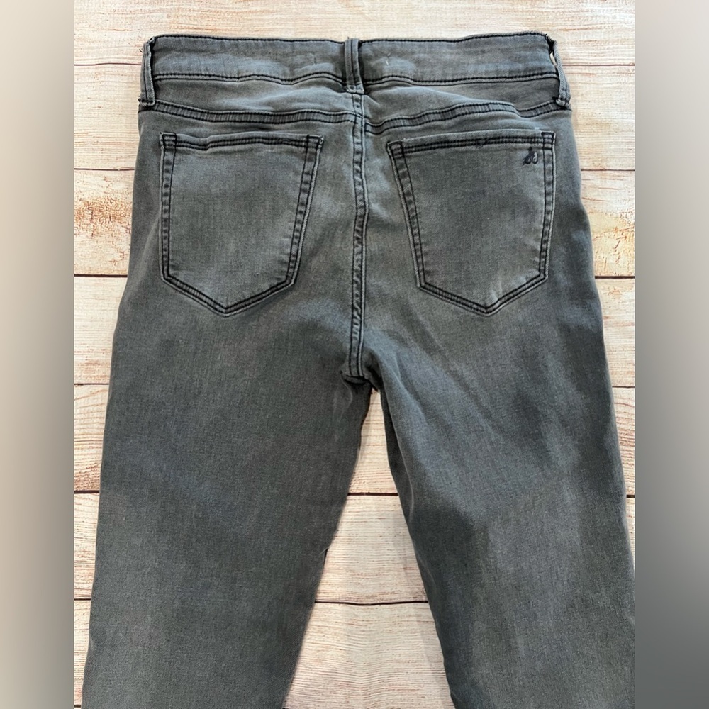 Sam Edelman The Kitten Mid Rise Skinny Ankle Jeans Gray Denim Womens Size 27 - Picture 6 of 9